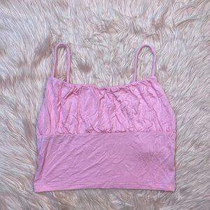 PacSun Pink Cropped‎ Tank Size Medium